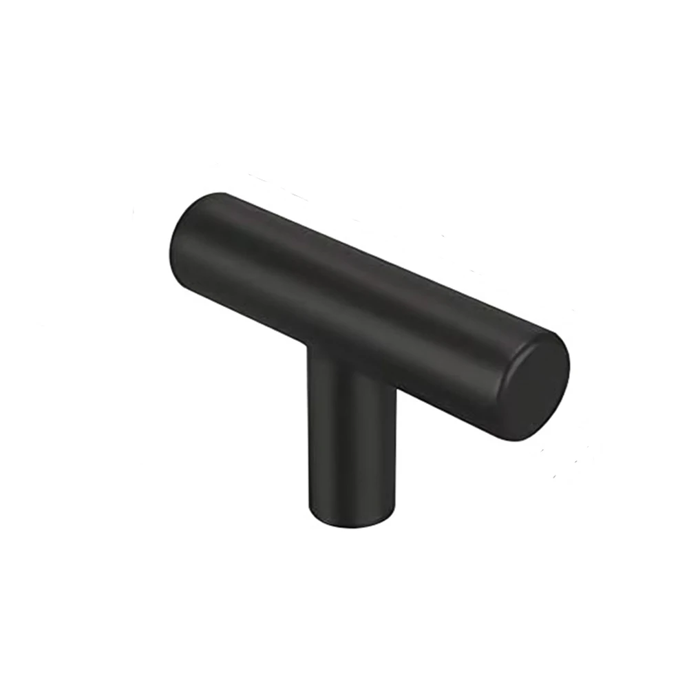 Door Handle Short T-Bar Handle Furniture Hardware Lightweight Drawer Handle For Home Office Bathroom