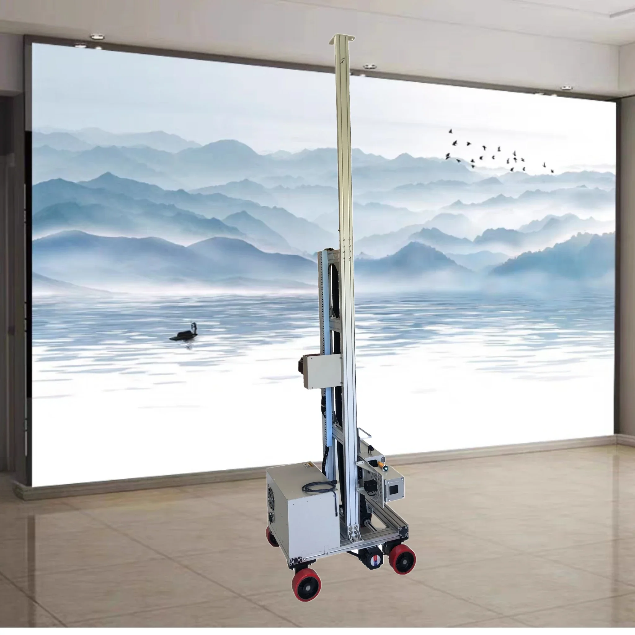Vertical 3D Photo UV Wall Printing Inkjet Machine for Mural Painting UV CMYKW Wall Printer