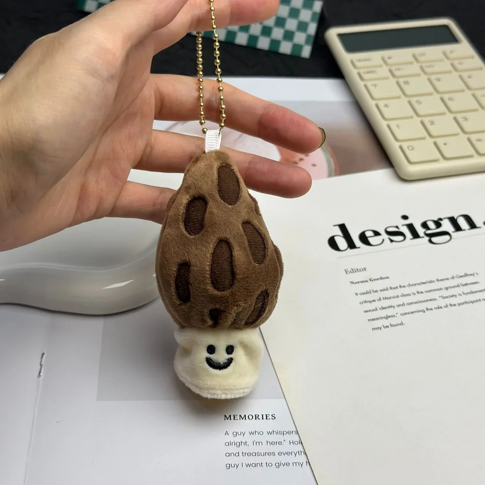 

Cartoon Plant Keychain Multicolor Traditional Cute Keyrings Beads Chain All-heal Lucky Charm Crying Mushroom Keychain