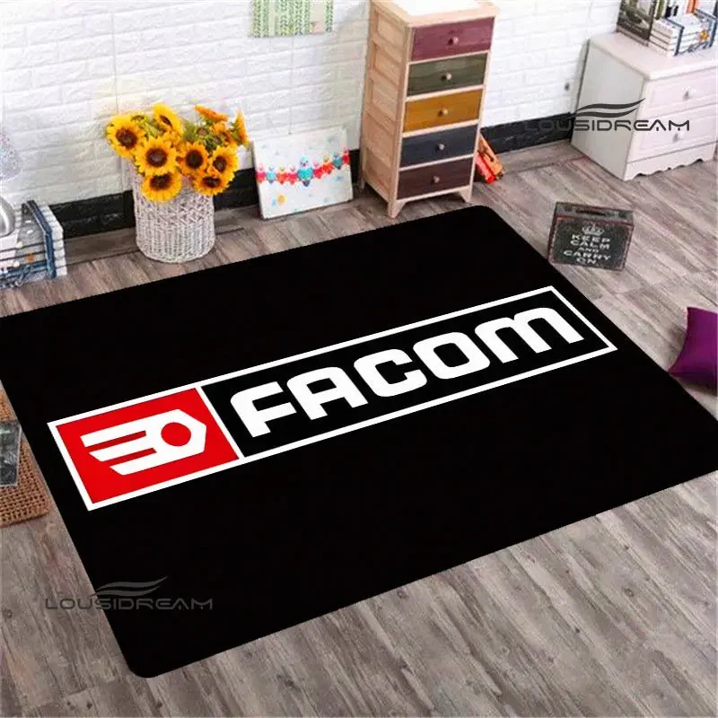 FACOM logo printing carpet fashion rugs area rug living room decoration play mats Non -slip carpet outdoor rug birthday gift