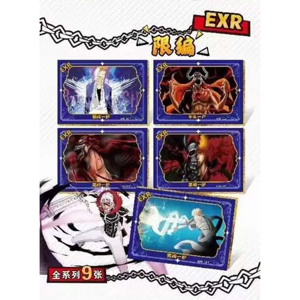 wholesale Japanese Anime Bleach Collection Cards Thousand-year Blood War Board Tcg Game Doujin Toys For Child Kids Gift card