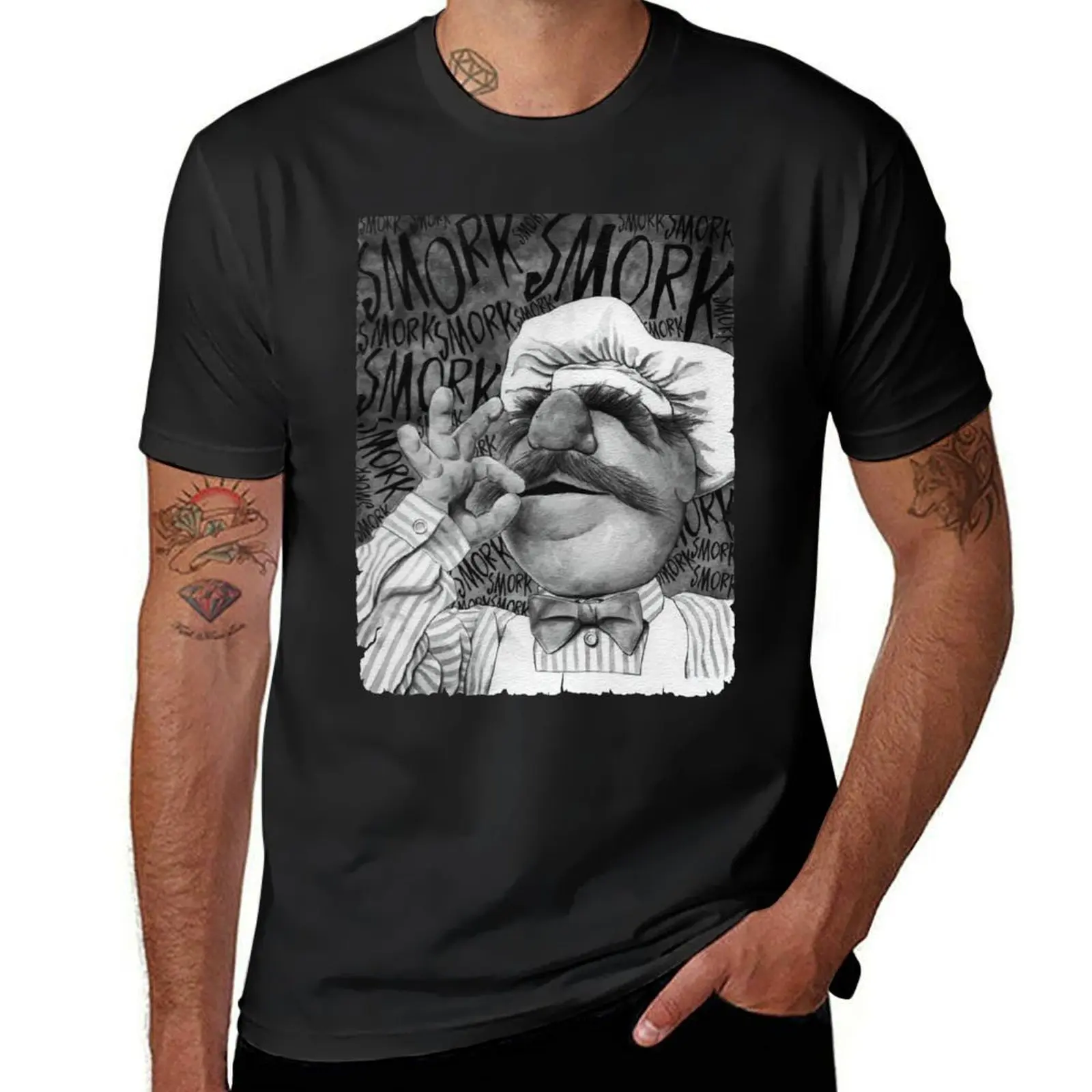 

SWEDISH CHEF SMORK T-Shirt tops tees sublime graphics workout shirts for men