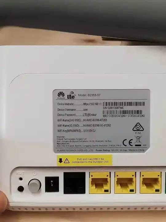 4G Outdoor CPE B2368-57 Cat12 600Mbps Dual Band Sim Card Router - Image 4