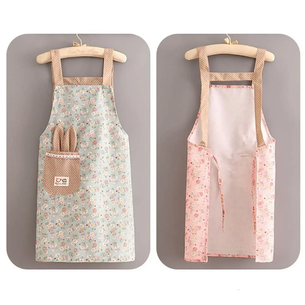 Household Kitchen Rabbit Apron Household Abrasion Resistant Waterproof Antifouling Barista Apron Restaurant Uniform Coffee House