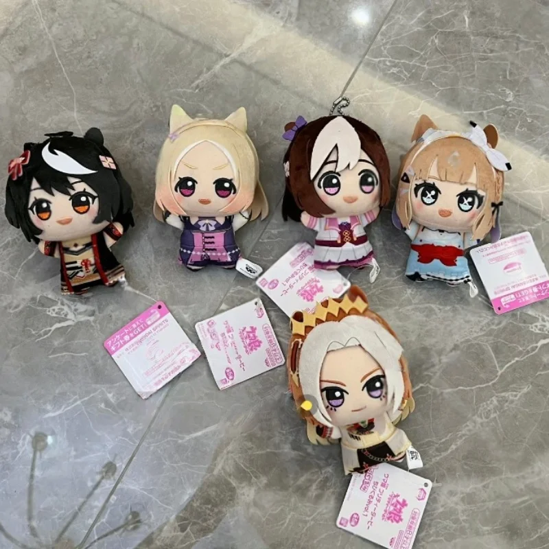 In Stock Bandai Banpresto Uma Musume Pretty Derby Mini Plush Pendant First Volume Hanging Ornament Anime Fans Collection Toys