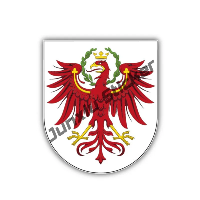 Austria Map Vinyl Stickers Austria Flag Coat of Arms A AUSTRIA Country Code Reflective Decal ViennaTravel Sticker Laptop Luggage
