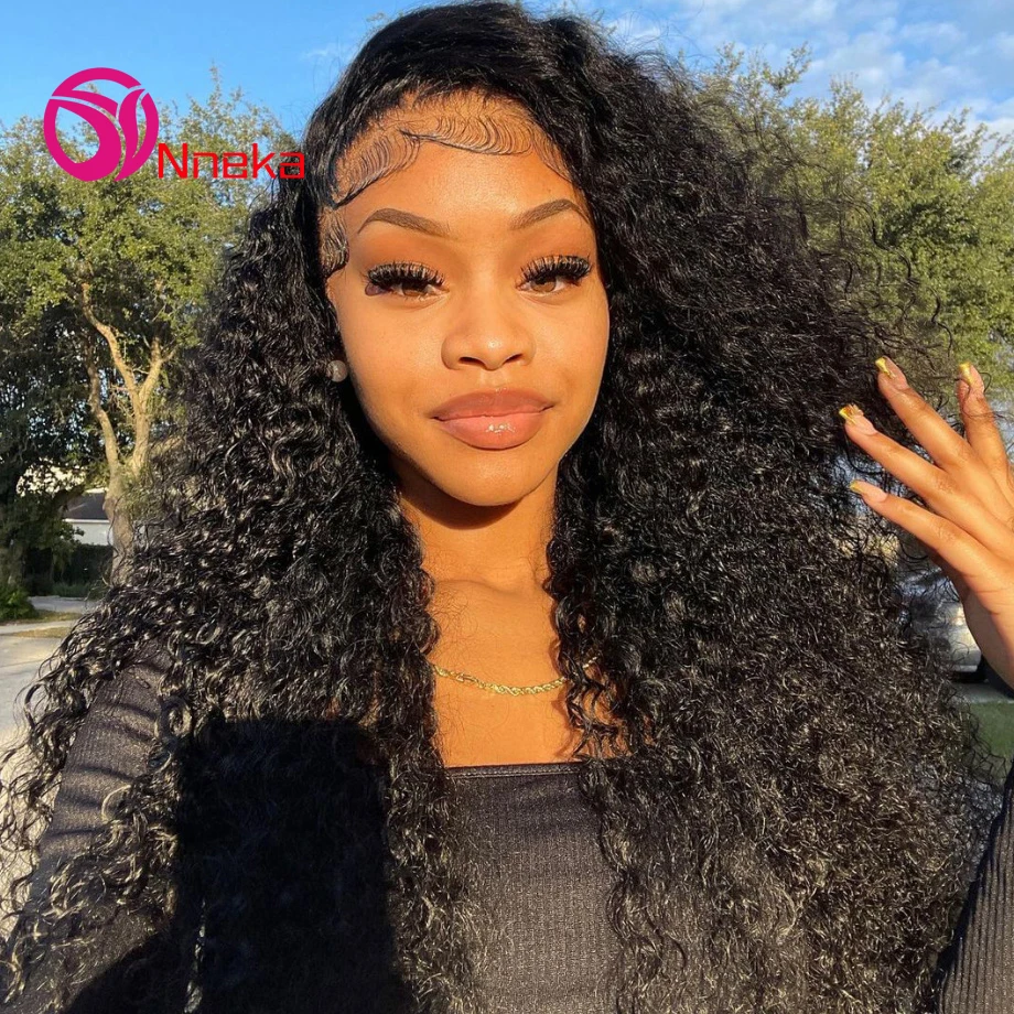 

30 38 Inch Deep Wave Frontal Wig 13x6 HD Lace Frontal Human Hair Wigs Curly Human Hair 13x4 Lace Frontal Wigs For Women