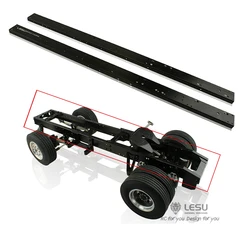 LESU RC Parts CNC Chassis Rail dla Tamiyaya 1/14 Scale TGX26 540 R470 4 * 2 RC Tractor Truck Model zdalnie sterowanego samochodu Toys TH02381