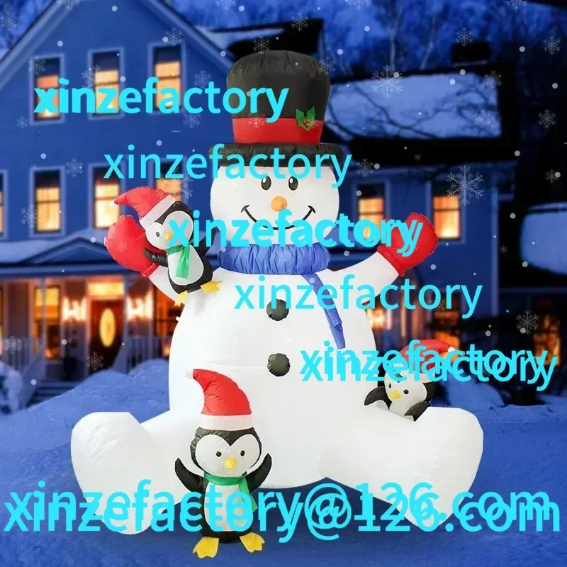 

Customizable Christmas Inflatable Snowman Penguin Model Outdoor Party