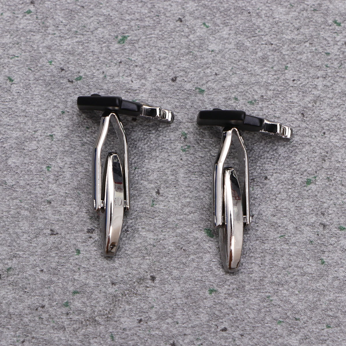 

2Pcs Doctor Hat Cufflinks Shirts Cufflinks Elegant Generous Design Thick Strengthening Clasps Durable Accessory