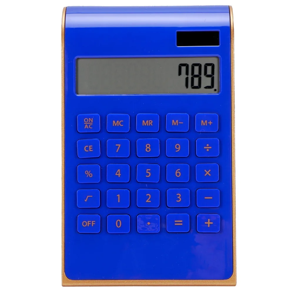 

Practical Plastic Calculator Black/Red/Blue/White 114x190x37mm Solar Calculator Portable Calculator Business Office