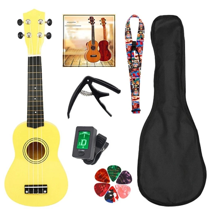 Children Small Ukulele Guitar Educational Toy 4 Strings Toddler Musical Instruments Toy Ukulele Playing for Child Kids