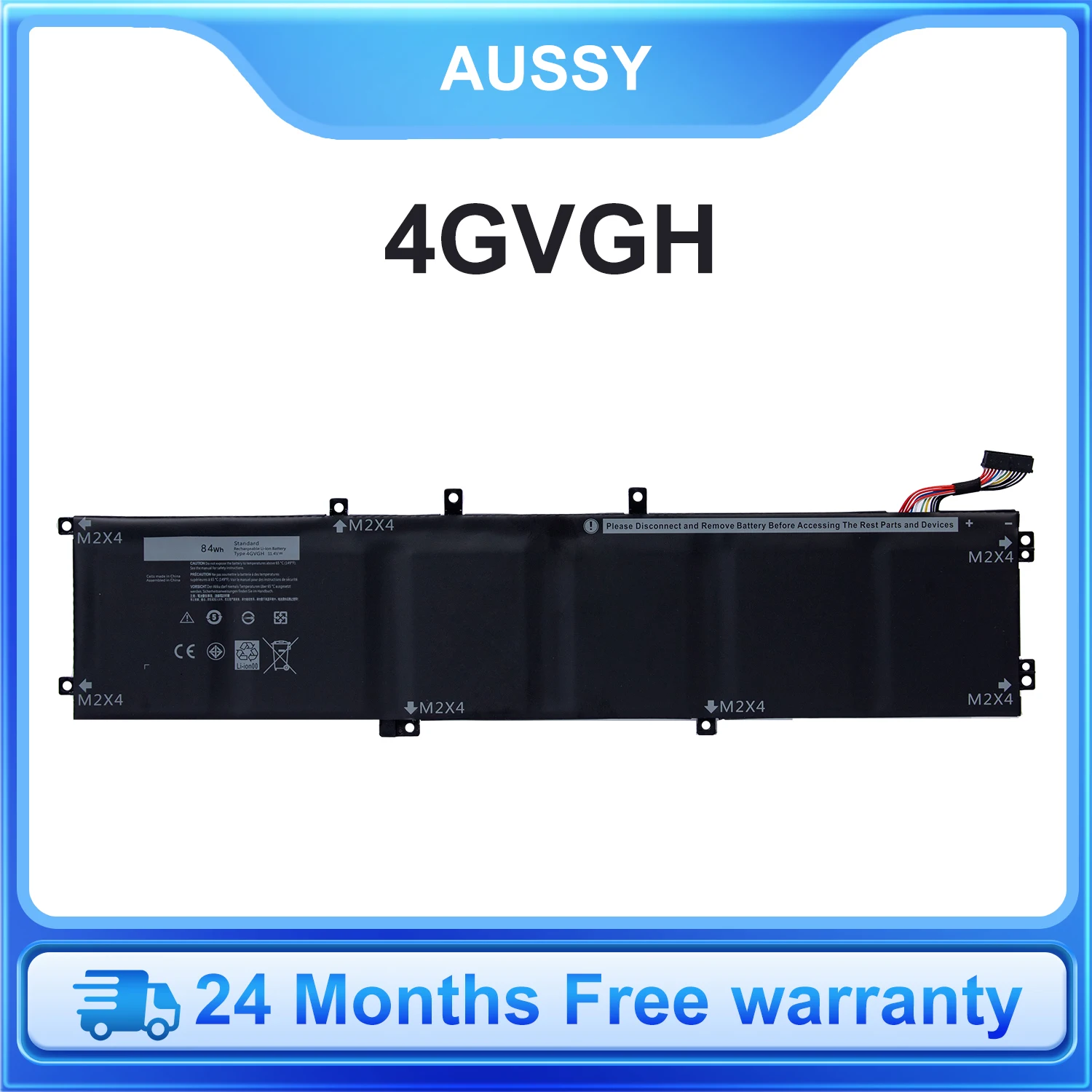 

Аккумулятор для ноутбука 4GVGH для Dell XPS 15 9550 Precision 5510 серии M7R96 62MJV + гарантия 24 месяца