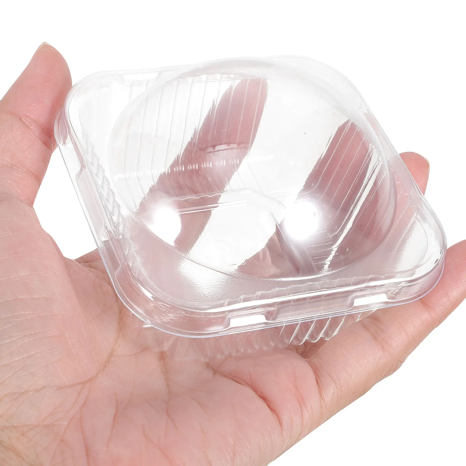 

50 Pcs Dessert Box Packaging for Baked Goods Single Cupcake Boxes Mini Cookie Round Packing Small Favor Take Away Chocolate