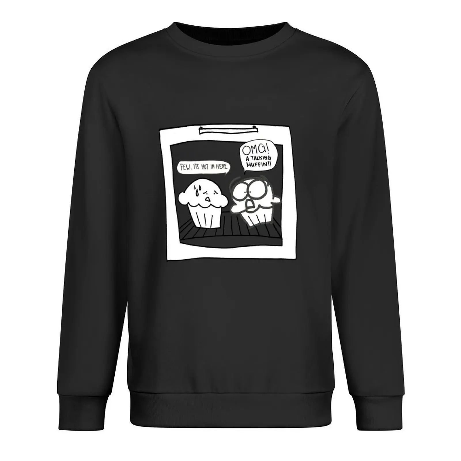 

Talking Muffins in the Oven Pullover clothes for men tracksuits anime clothes graphic t shirts men sweatshirt male