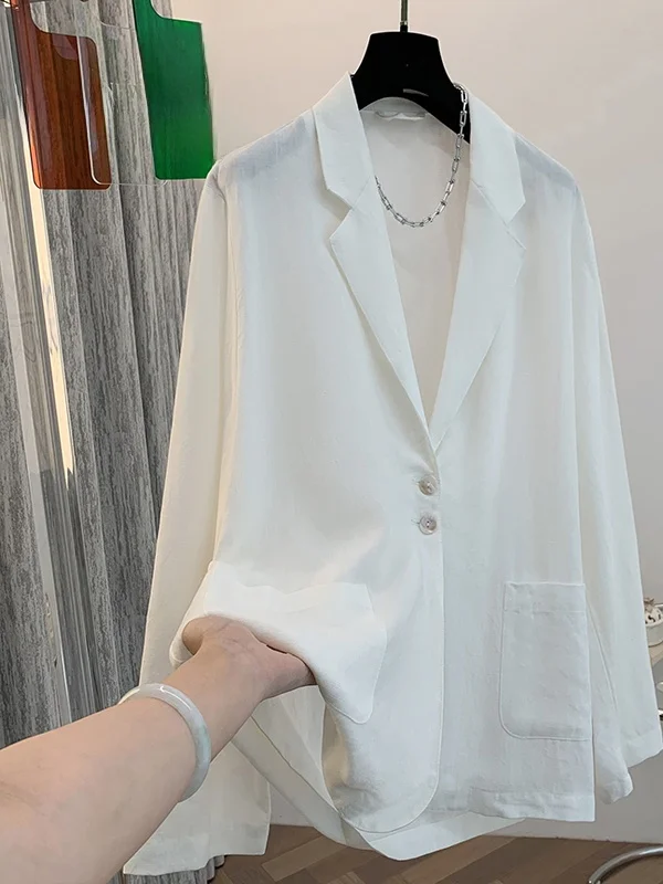 

Женский свободный крой в стиле ретро, длинный свек, защита от солнца, легкий дэт, повседневный хлопковый костюм, пальто Lazy Sle Faionable