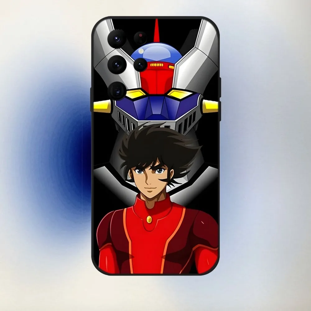 Mazinger Z Robot  Phone Case For Samsung S24,23,22,30,21,10,9,Ultra,Plus,Lite,FE,5G Black Soft Case