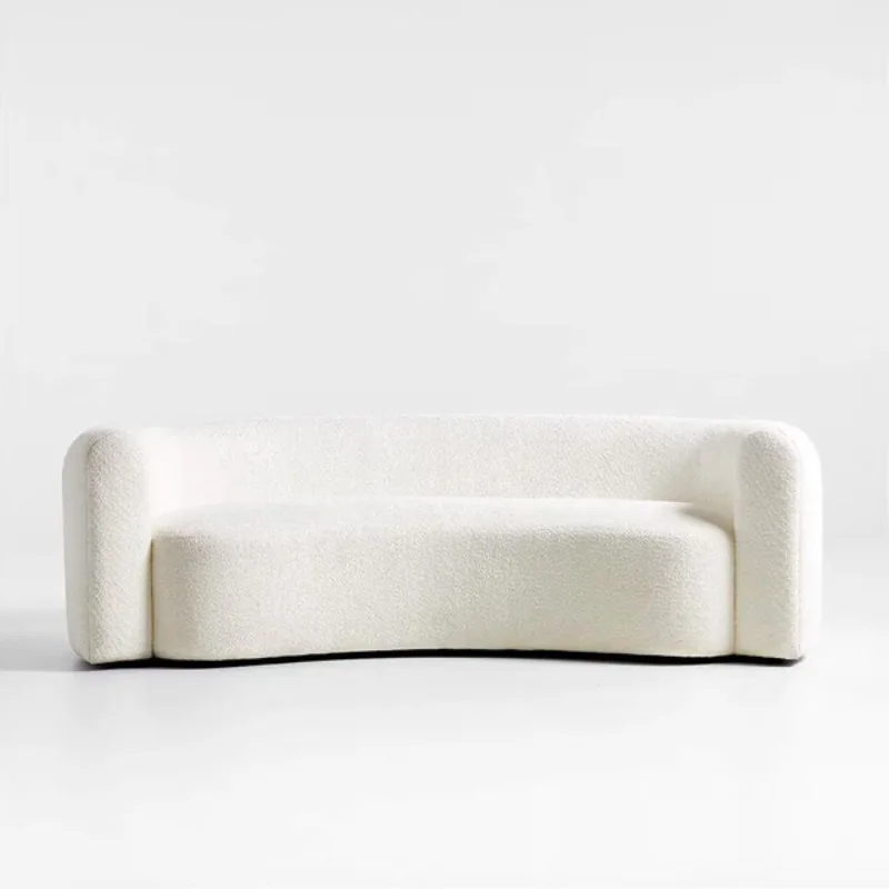 

Cotton and linen fabric sofa, living room leisure and social center, a must for large flat floors