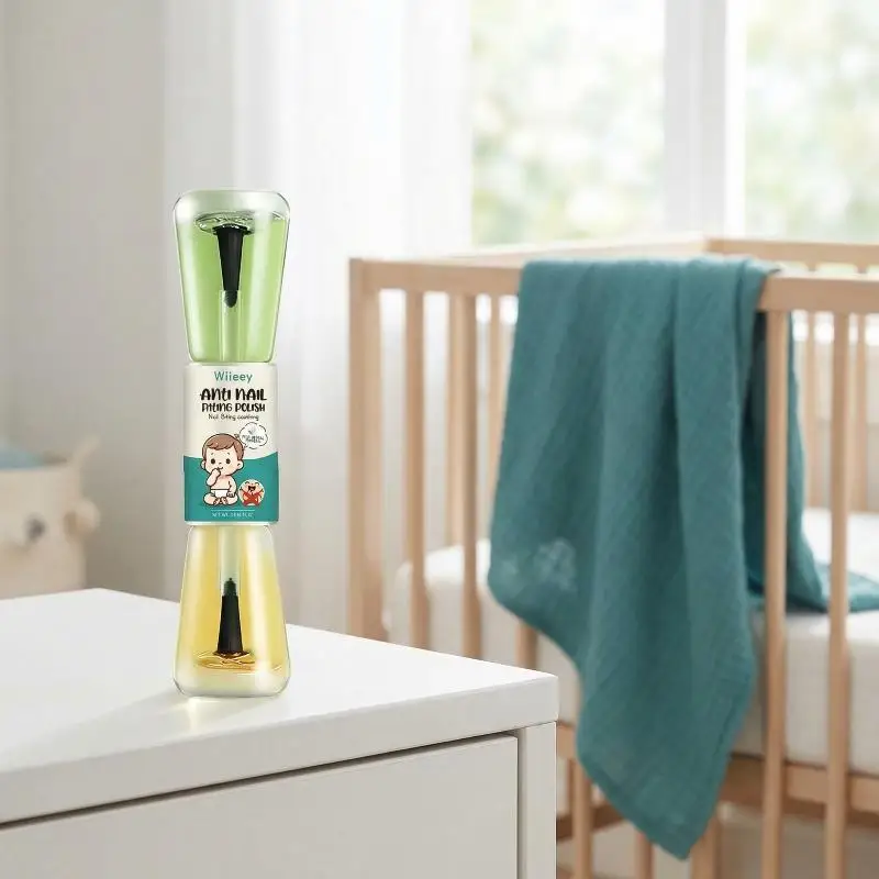 Child Friendly Bitter Nail Water Natural Anti Bite Polish 10ml Plant Extract Nail Care Newborn Teens Solution