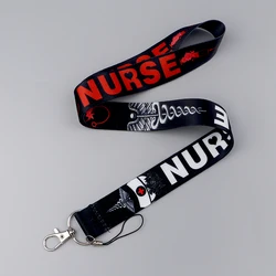 Medical Symbol Lanyards for Keys Neck Strap ID Card Gym Phone Straps USB Badge Holder DIY Hang Rope Doctor Nurse Accessories