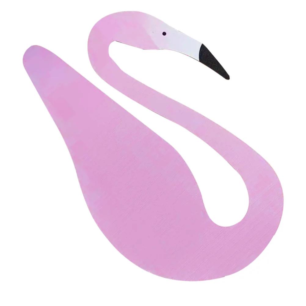 Flamingo Windmill Plant Decoration Practical Swirl Bird Party Pvc