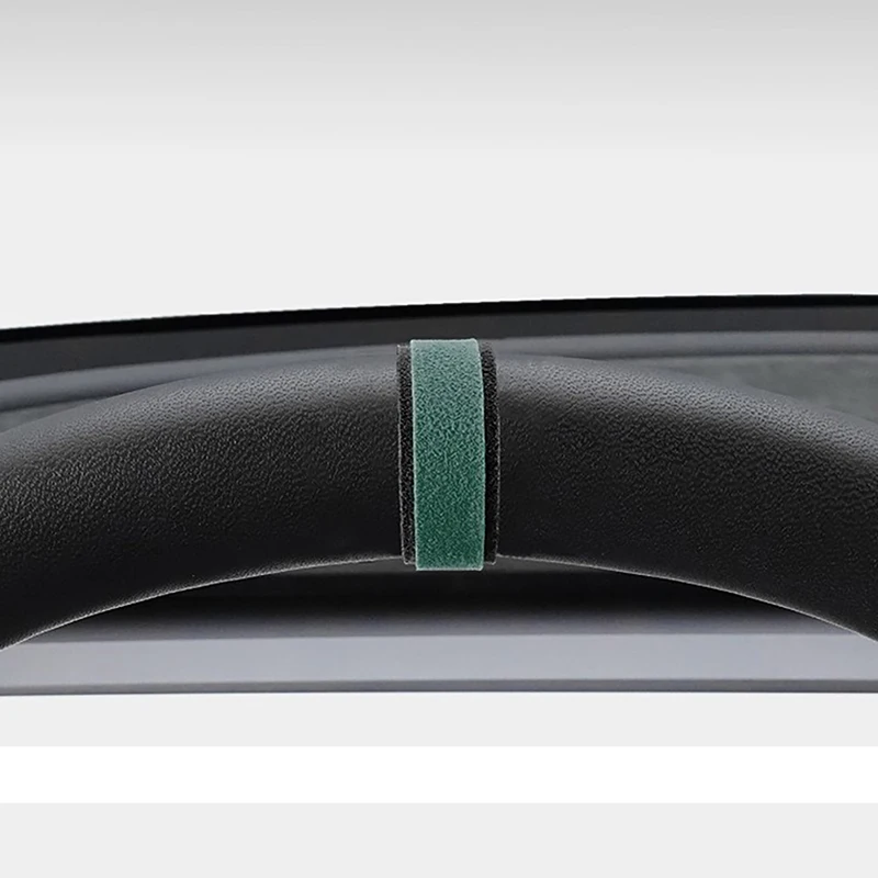 Steering Wheel Center Decorative Sticker Car Steering Wheel Top Marker Center Line Red Marking Super Suede Decoration Accessorie