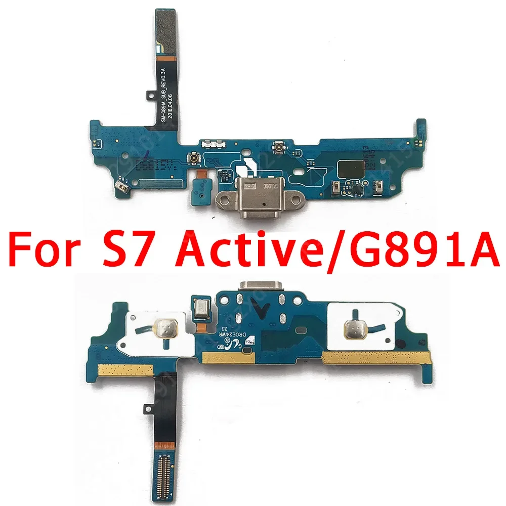 Charging Port For Samsung Galaxy S7 Active Edge G935 G930 G891A Charge Board Usb Connector Ribbon Pcb Dock Flex Cable