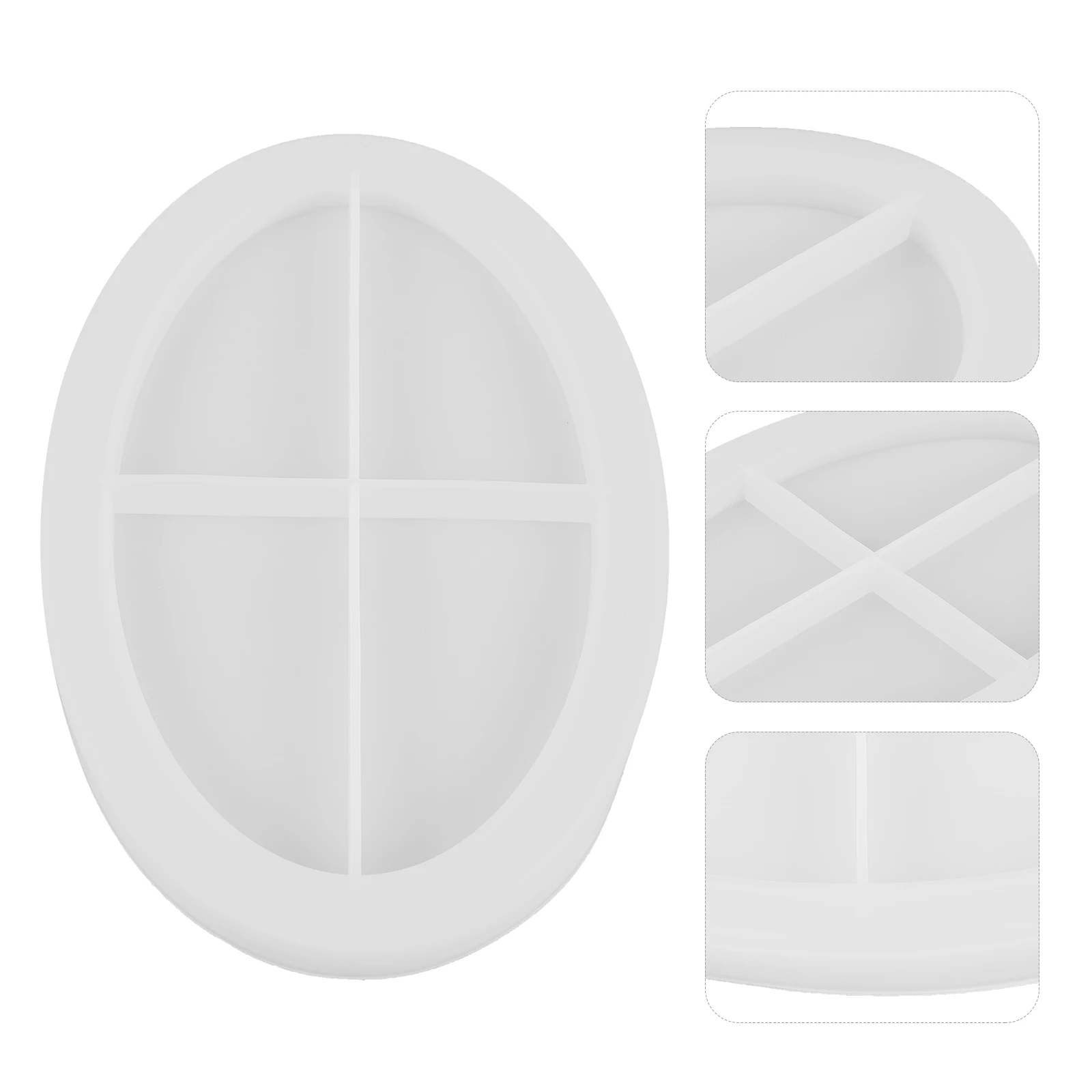 

Oval Tray Mold Resin Molds Epoxy Moulds Jewelry Glue Diy Silicone Silica Gel for Casting