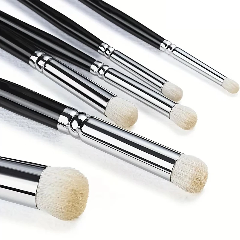 3-6Pcs Miniature Paint Brushes Dry Brush Set Painting Drybrush Goat Hair Domed Head For Scale Models Enamel Figurines Craft Kit