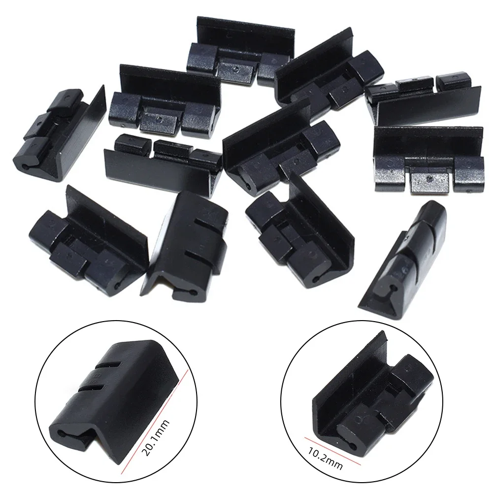 20pcs Black Car Auto Clip Clips Door Top Rain Strip Seal Buckle For BMW 5 7 Series E34 E32 E38 51131924953 Replace Part