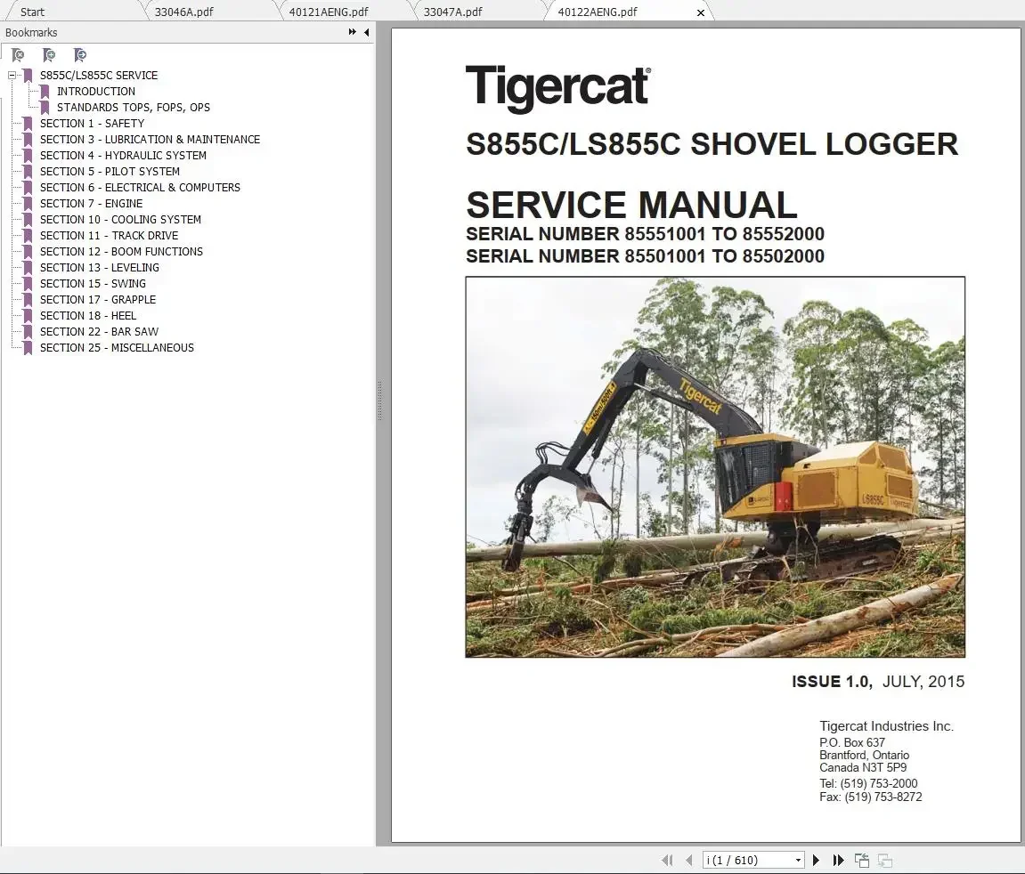 

TruckEPC Tigercat Machine 44,5 ГБ PDF 2023, руководство по обслуживанию и руководство по эксплуатации DVD