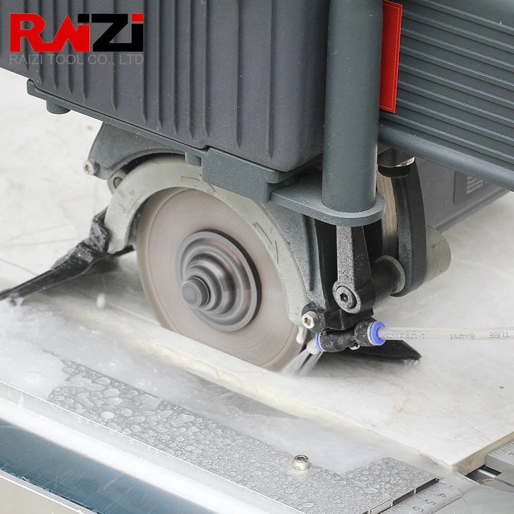 Macchina per smusso da taglio portatile Raizi da 1800mm con guida su rotaia per pietra di piastrelle di ceramica di porcellana di grande formato