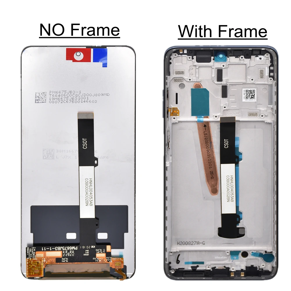 For Xiaomi Poco X3 NFC M2007J20CG LCD Display Touch Screen Assembly Replacement For Poco X3 Pro MZB07Z0IN M2102J20SG LCD