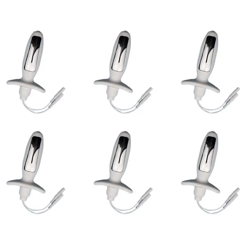 

6X Vaginal Probe Electrodes For Pelvic Floor Exerciser Incontinence Use With TENS/EMS Machines Therapy Kegel Exerciser