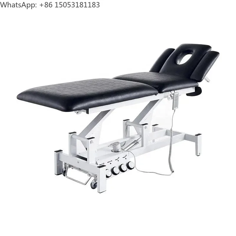 Adjustable Osteopathic Acupuncture Treatment Couch Spa Spine Physiotherapy Rehabilitation Electric Massage Bed