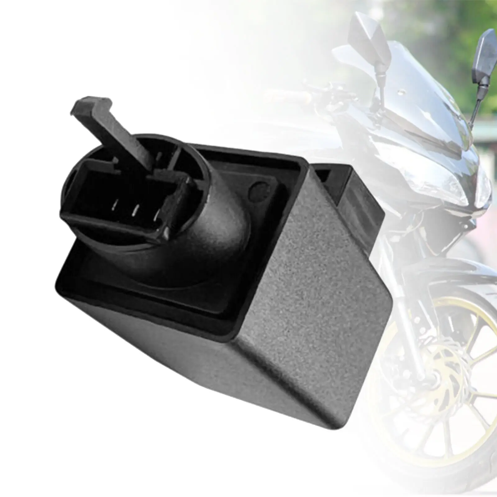 

1 шт. LED-реле-прерыватель с 3 контактами для Honda - Быстрое исправление мигания, реле-прерыватель для мотоциклов, 12В, для светодиодных указателей поворота