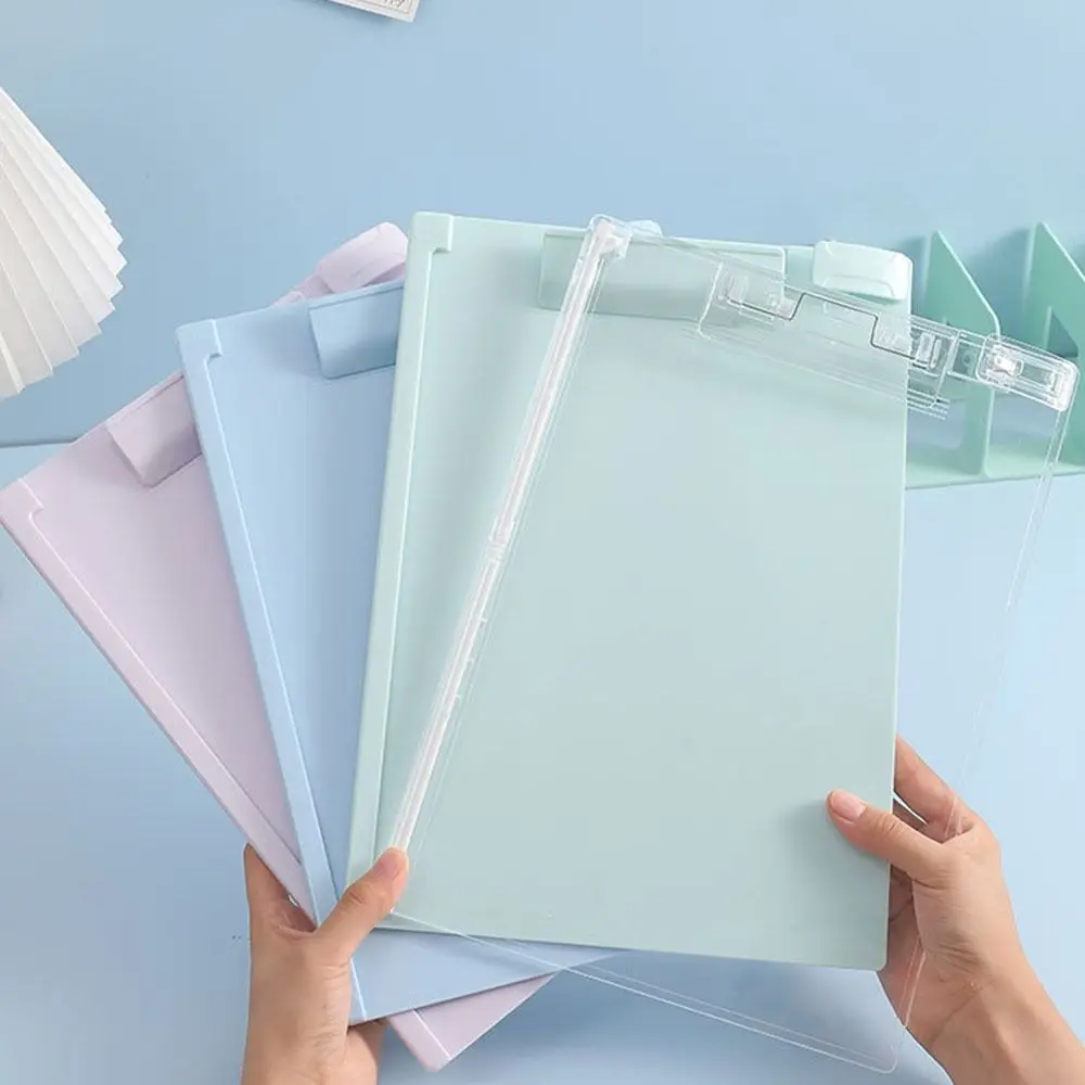 Portable With Graduated Scale Writing Clipboard Transparent Arcylic Paper Organizer Durable Stationary File Folder Business