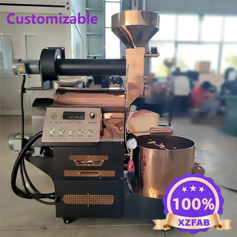 Factory Direct 2026 Kg Coffee Roaster Commercial Gas Fried Bean Machine Semi-straight Fire Semi-hot Air Roasting Machine CMR8079