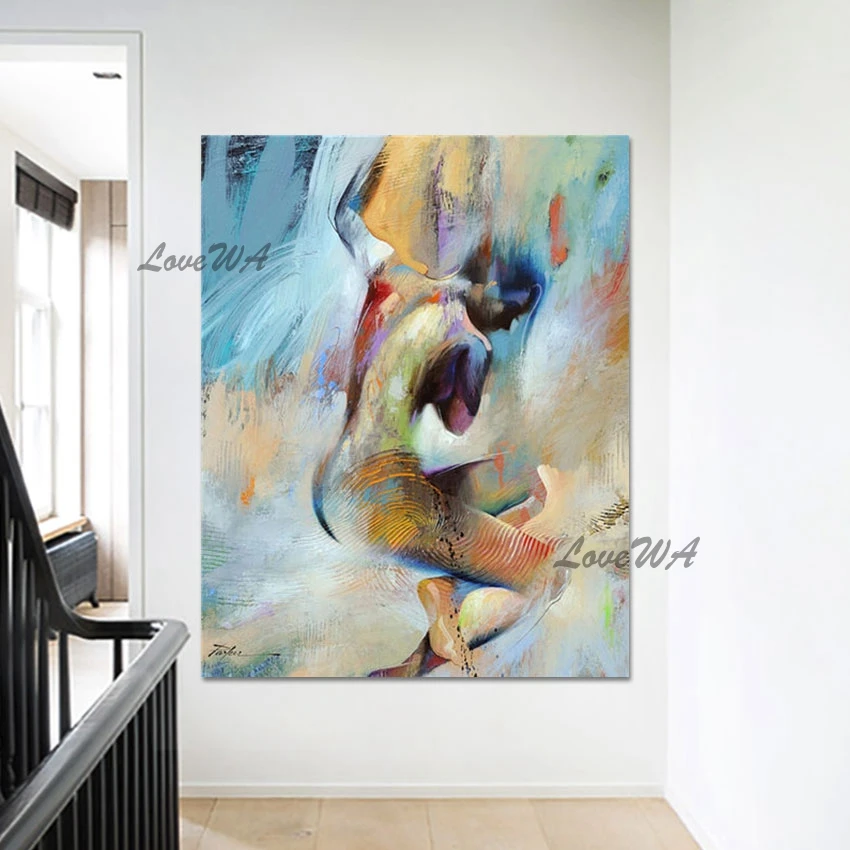 

Body Art Pictures Unframed Canvas 3d Sexy Figure Abstract Wall Decor Indian Naked Girls Modern Paintings For Interiors Artwork