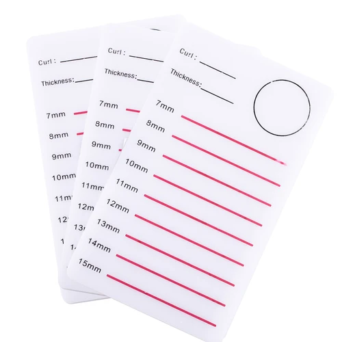 Imagen 2 del producto Almohadilla de soporte para pestañas acrílicas, tableta Individual para pestañas, paleta de herramientas de maquillaje, 1 Uds., almohadilla para pestañas, pegamento para extensión de pestañas, tarjeta de soporte para paleta