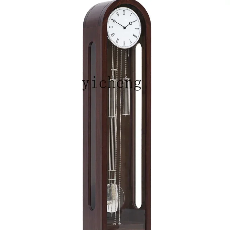 

Living Room Simple American Floor Clock Hermle Movement Mechanical Floor Clock