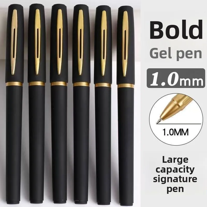 

5pcs Large Capacity Gold Metal Pen Clips, 0.5mm/0.7mm/1.0mm, Multiple Specifications, Ink Signature Pens, Office Gel Pens