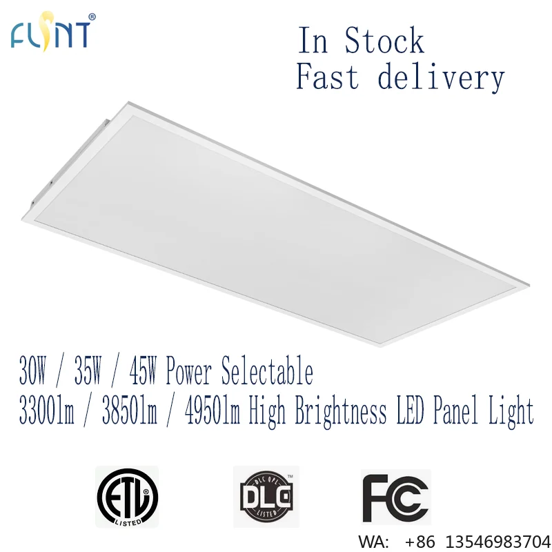 High Quality Indoor Lighting 30W 35W 45W 3CCT Energy Saving 60x120  Ceiling Led Panel Light for Office