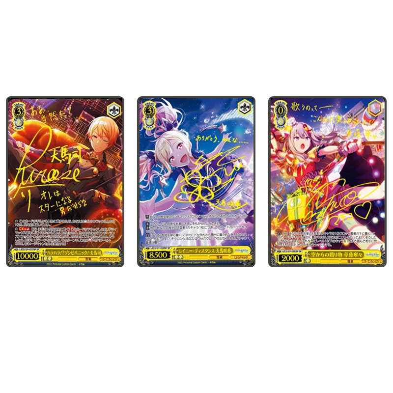 

Goddess Story Diy Homemade Card Anime Character TENMA TSUKASA Kagamine Rin to Collectible Card Christmas Birthday Gift