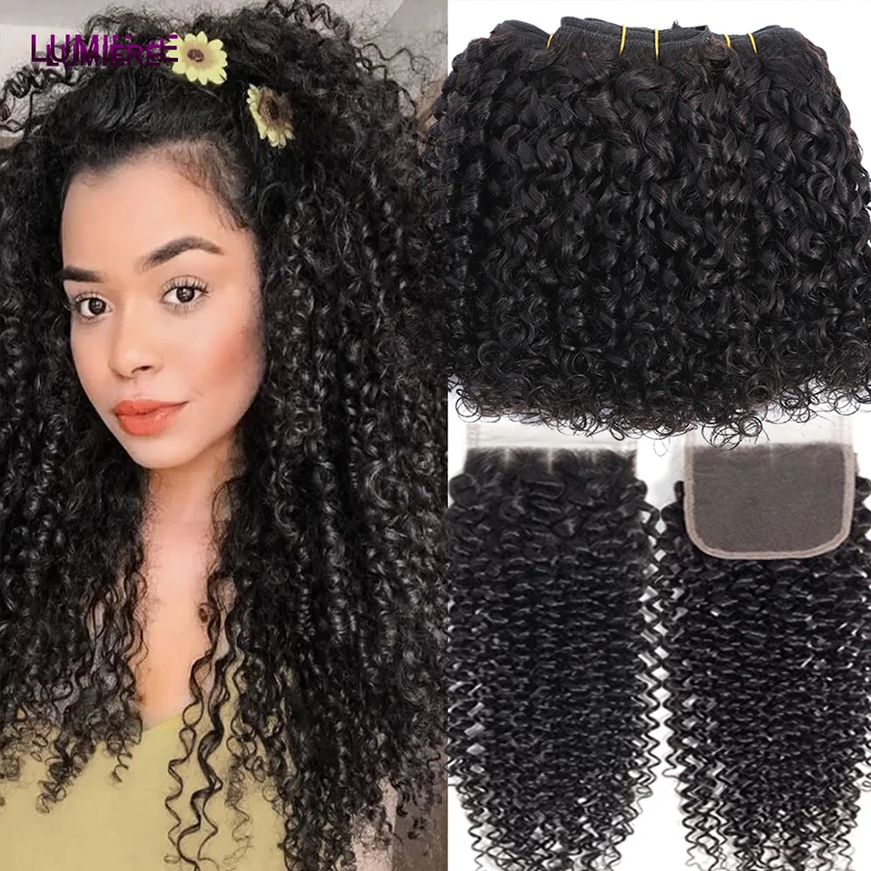 

Бирманские вьющиеся пучки пикси с HD кружевной застежкой, фронтальные пучки 100% натуральных человеческих волос, вьетнамское необработанное наращивание волос