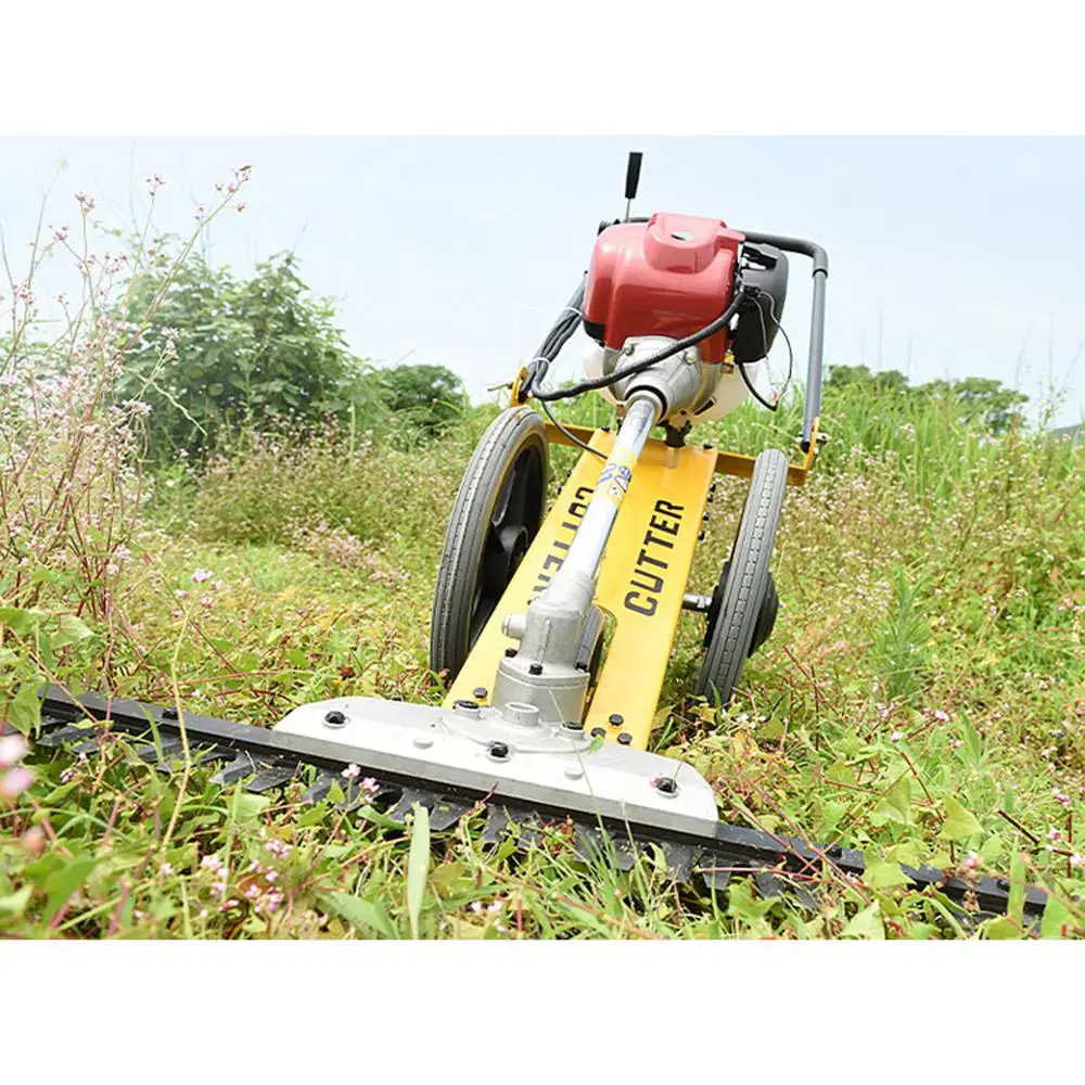 Gasoline Lawn Mower Hand-push Lawnmower Grass Cutter Weeder for Mowing Multi-purpose Agricultural Brush Cutter Reel Mowers