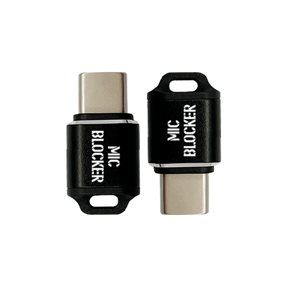 【핫 케이크】마이크 사운드 보안 가드, USB C 노트북, 스마트폰, 태블릿용 마이크 잠금 차단기, 실버