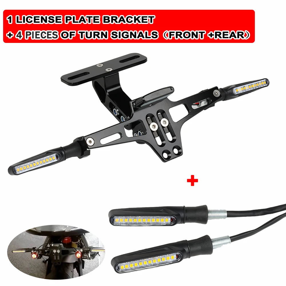 Für yamaha YZF-R3 r6 r7 r15 r125 600r yzfr6 motorrad zubehör hinten kennzeichen halter halterung blinker leuchten halterung