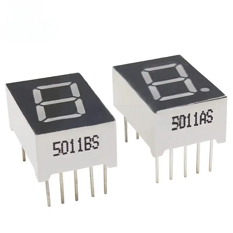 10pcs LED display Digital Tube 7-Segment Display 0.3 0.39 0.5 1-Digit 1 bit Red High Brightness Common Cathode Common Anode
