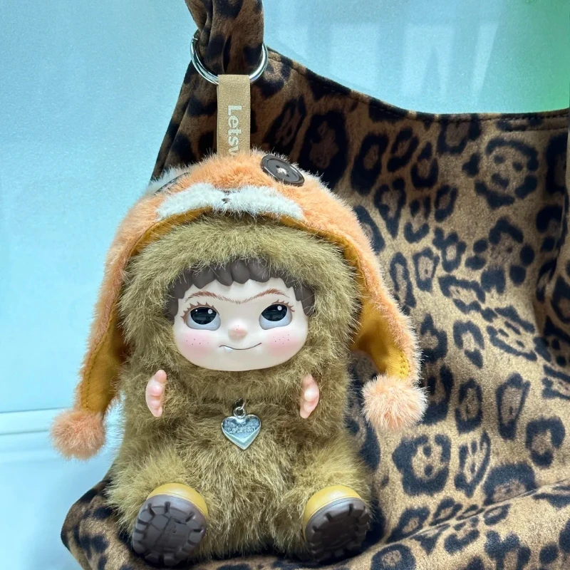 Niedlicher Wakuku*Plüschpuppen-Schlüsselanhänger The Monsters Box Toy Blind Box Niedliche Figur Lanyard Bag Charm Schlüsselanhänger als Geschenk